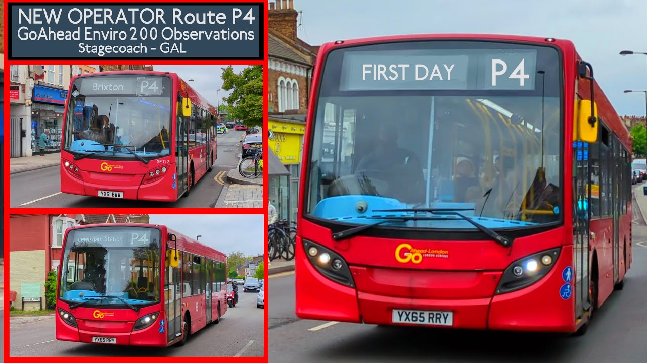 *FIRST DAY + NEW OPERATOR* Route P4 has Passed From Stagecoach to GoAhead (TfL Bus Observations)