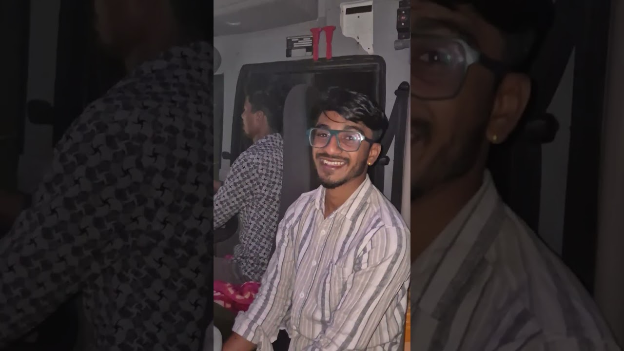 ♡ Suyog & Aditi's Wedding ♡ Day 01 Mini night vlog | Ahilyanagar to Anjangao journey!! Full masti 🚌💗