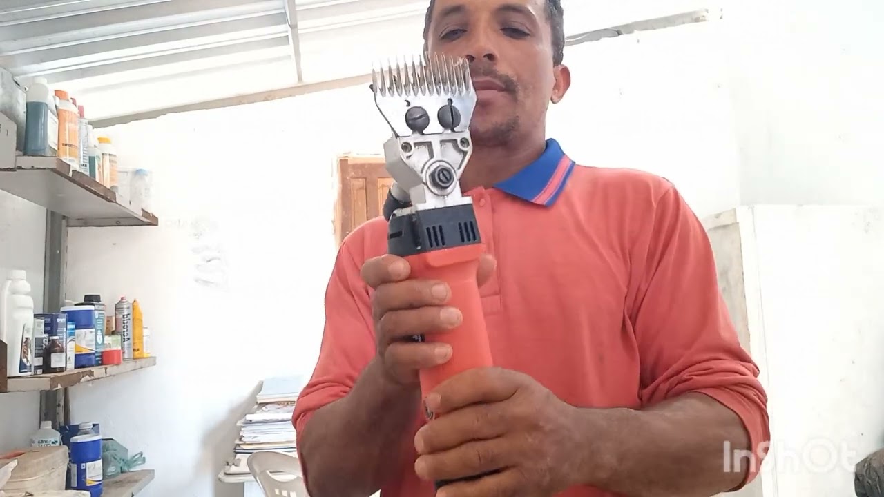 como trocar a lâmina da máquina tosquiadeira
