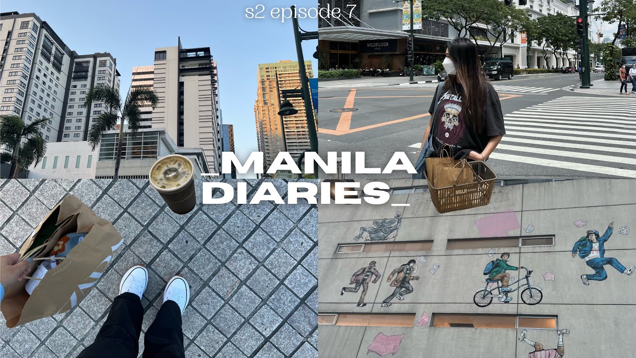 manila diaries • bgc vlog, because coffee, zara & muji shopping, my first manga (given)