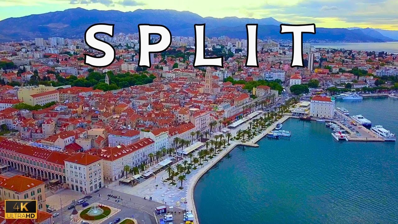 Split, Croatia 🇭🇷 4K UHD | Aerial Drone Tour