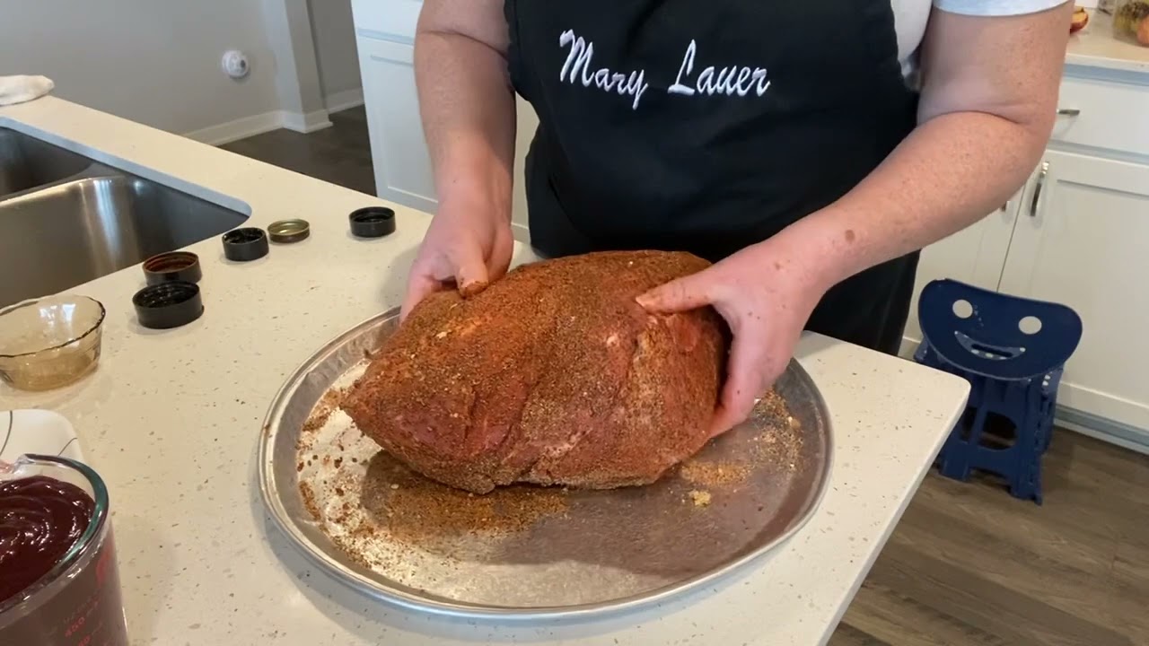Receta de pierna de puerco en BBQ￼ En olla de presión￼￼