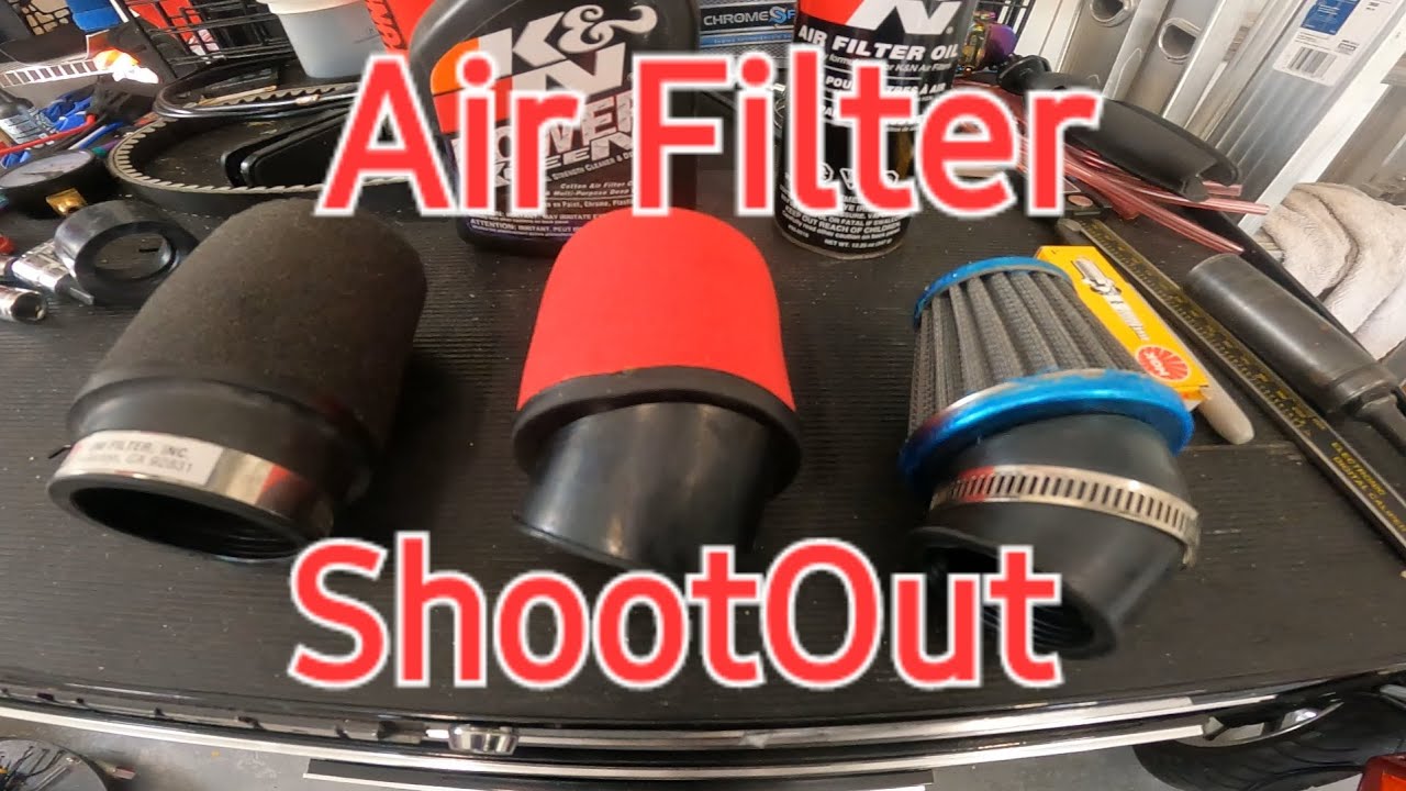 Maddog GY6 Air Filter Test.  Uni-Filter VS China's Best.  Drag Race and Top Speed.