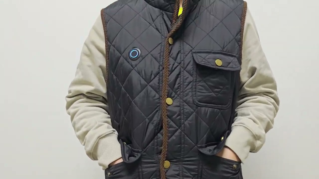 Hunting Vibration Massager Electric Plus Size 4XL Heated Vest Lightweight Vest With Battery Pack