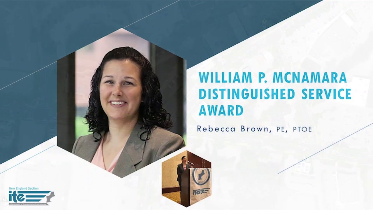 NEITE Awards - December 2019 William P McNamara Distinguished Service Award - Rebecca Brown