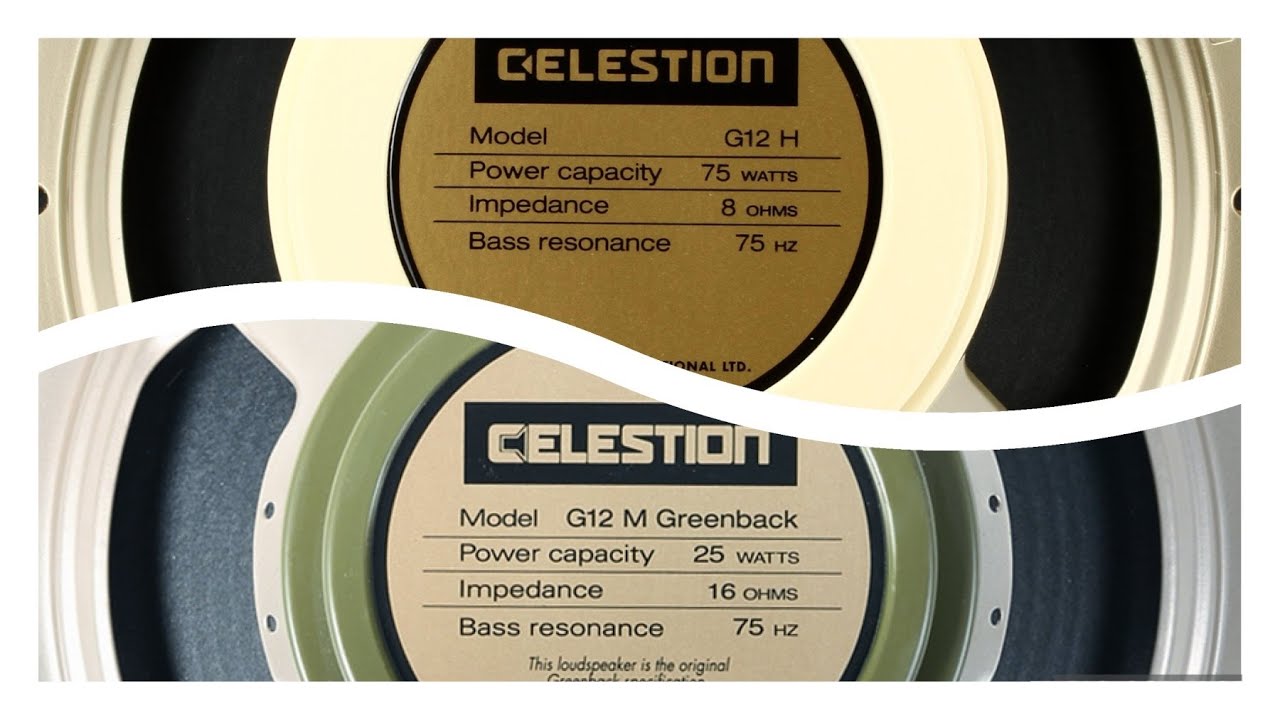 Celestion Greenback vs Celestion Creamback 75
