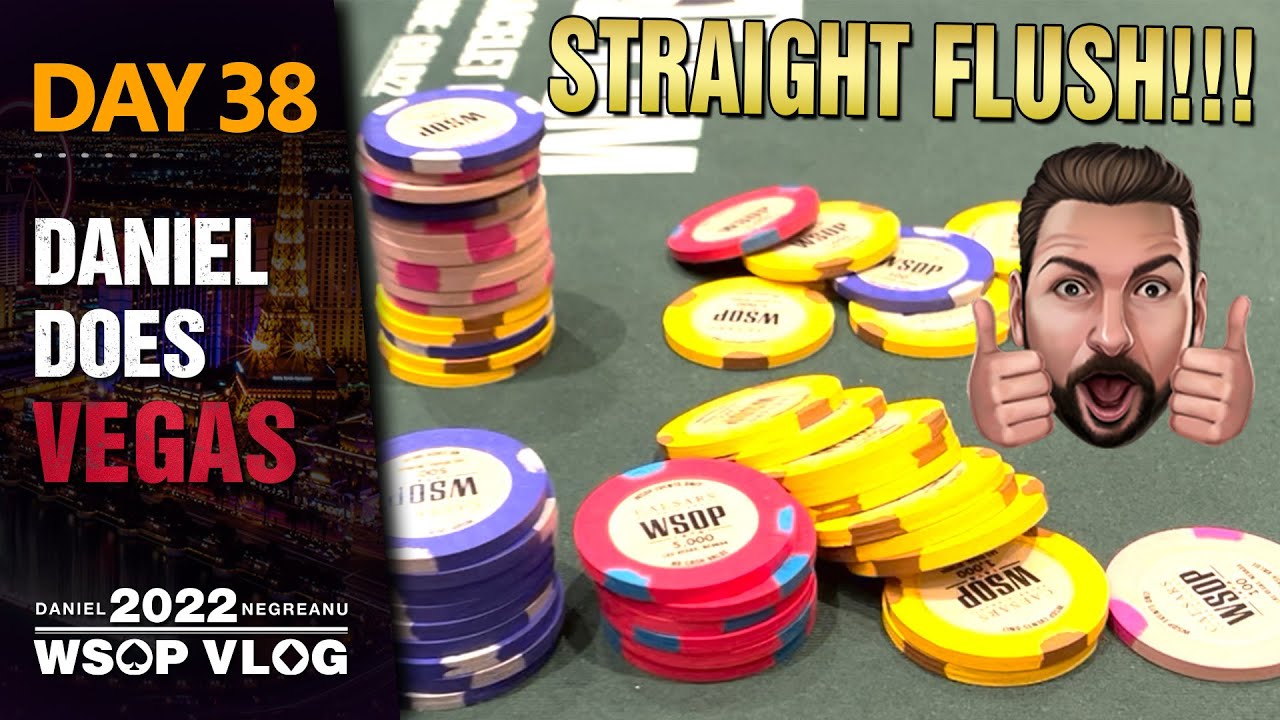 СТРИТ-ФЛЭШ!!! СНОВА В ИГРЕ - WSOP Poker Vlog 2022, день 38