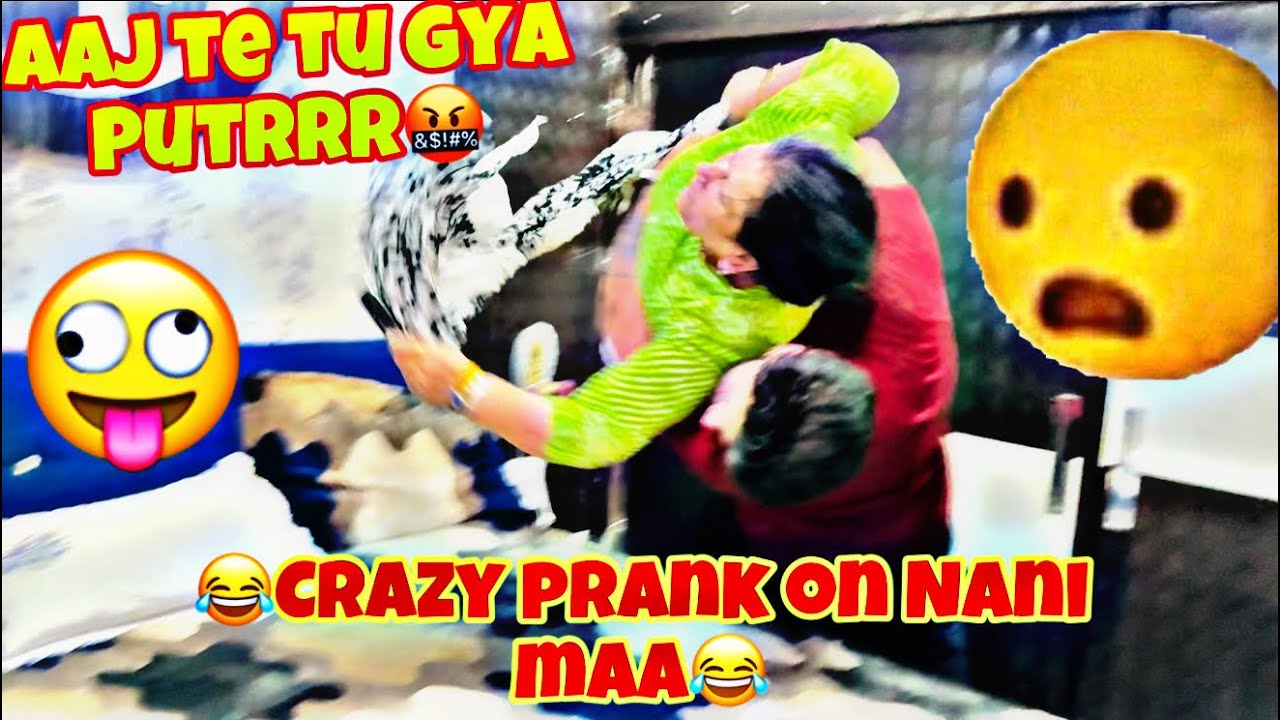 PRANK on😂 नानी😆 || CRAZY REACTION 😂full entertainment || ​⁠@armaanthakurvlogs01