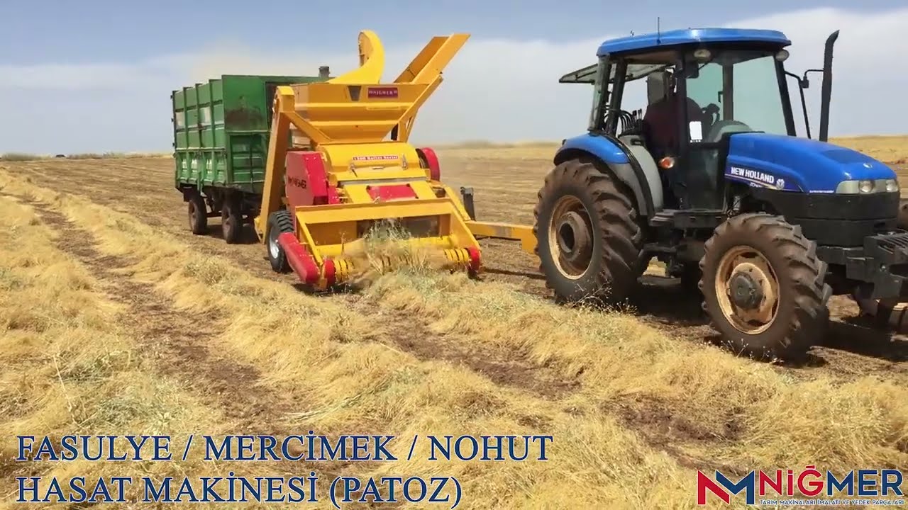 Hasat/Harman Makinesi (Patoz) Bean Harvester Machine