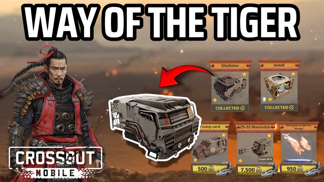 Way of the Tiger: NEW Relic Cabin Gladiator, Relic Module Unkill, Mastodon.. • Crossout Mobile
