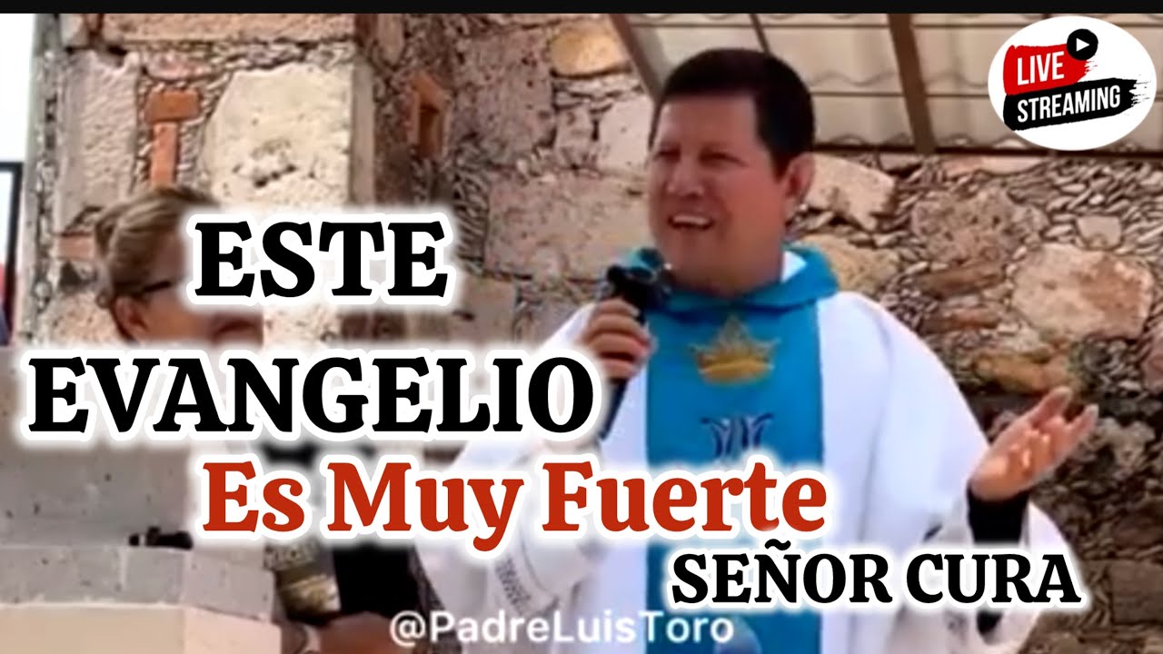 El EVANGELIO que NADIE Quiere ESCUCHAR😳y Que El Padre Luis Toro Se Los HIZO SABER 🚨 /24-25