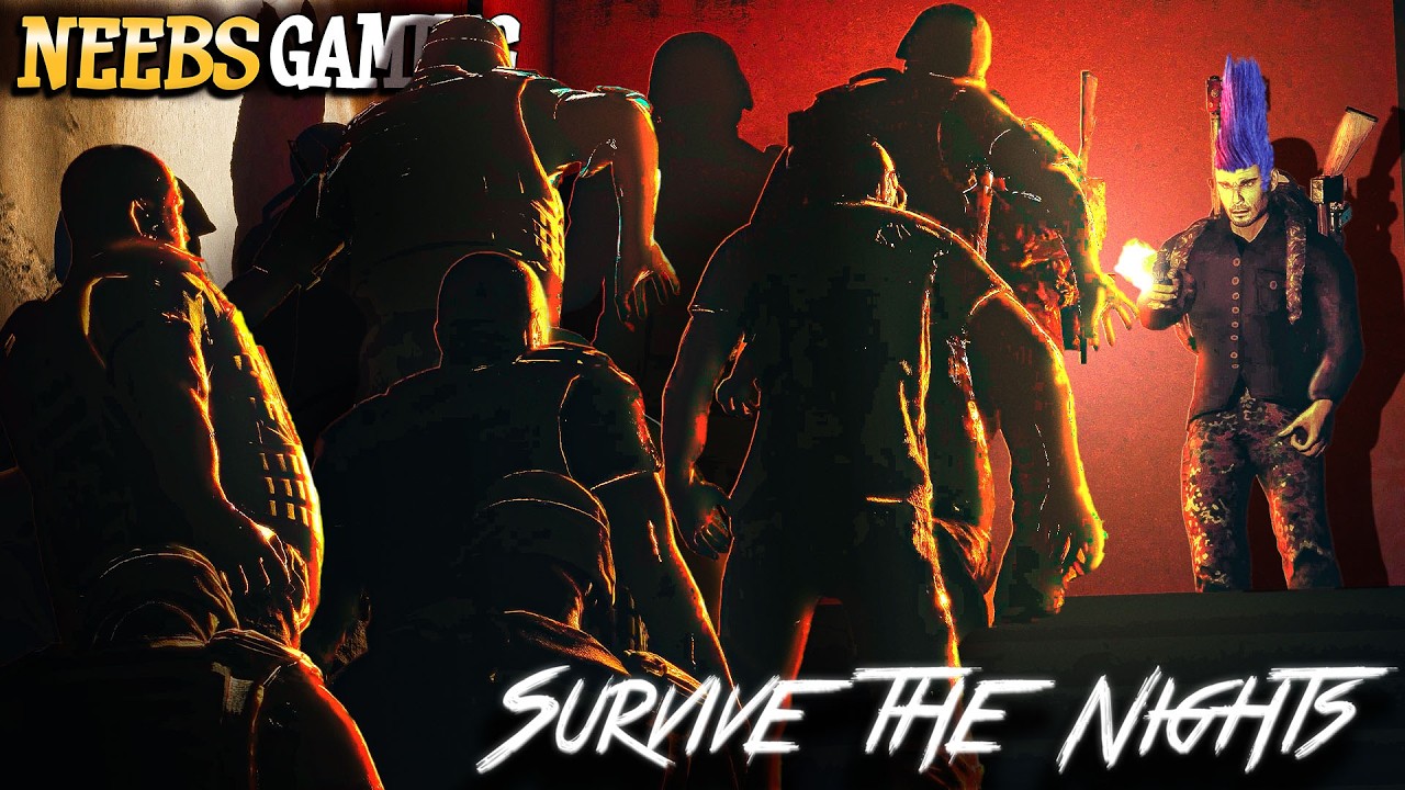 A HORDE STRIKES While Exploring an UNDERGROUND MILITARY BASE!!! - Survive The Nights