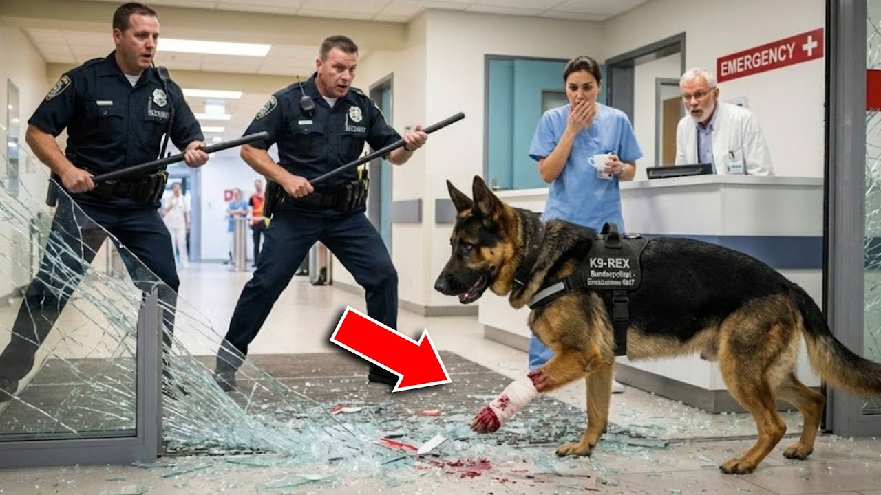 Riesiger Hund stürmt ins Krankenhaus  Als die Ärzte den Grund erfahren, werden sie blass