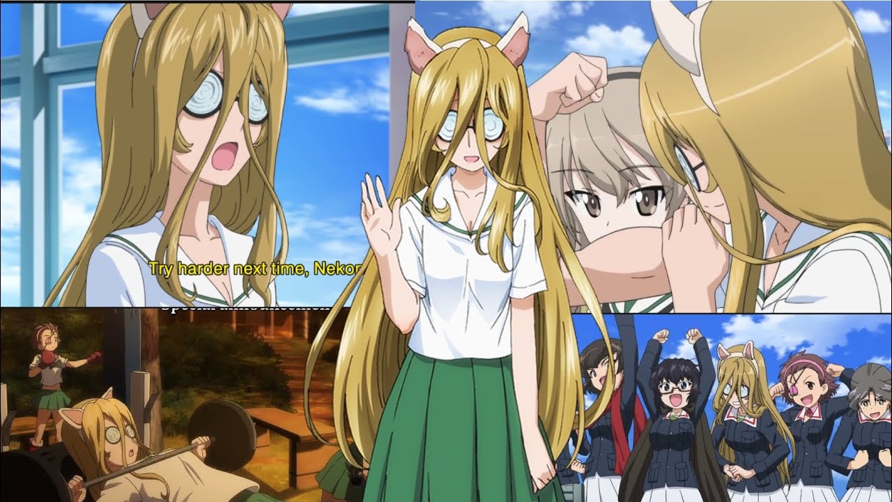 Girls Und Panzer but it'd just Nekonya