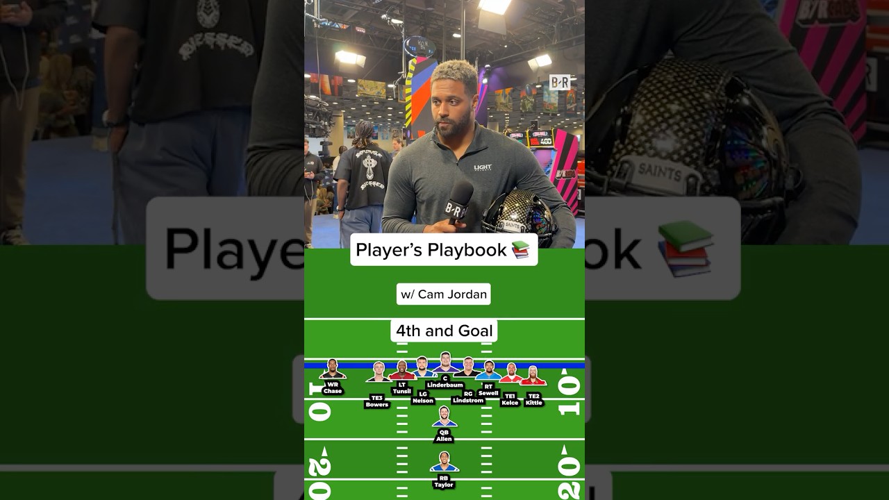 Cam Jordan's squad to get a goal line stop 👀