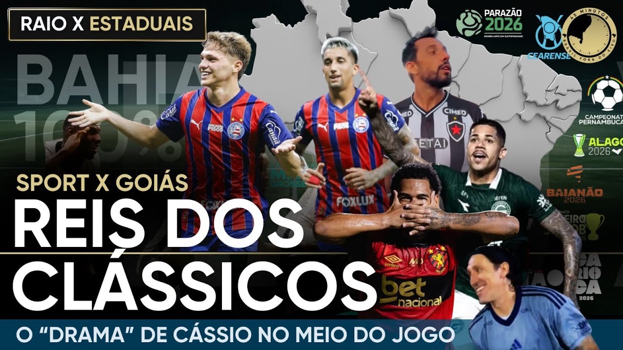 RAIO X DOS ESTADUAIS: UMA ANÁLISE DOS CAMPEONATOS QUE JÁ SE APROXIMAM DAS FASES FINAIS