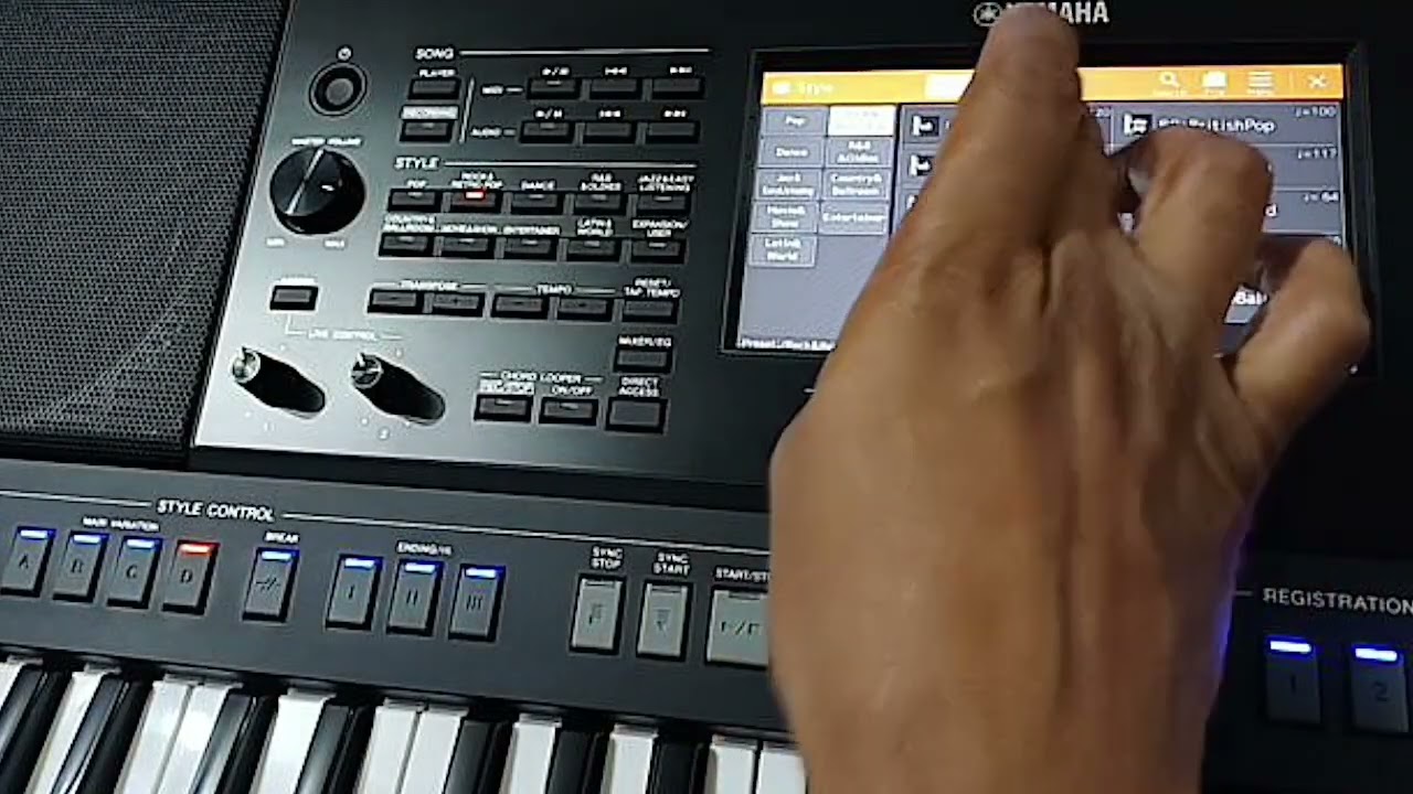 Yamaha PSR-SX720 All 65 Rock & Retro pop Styles ( 2 of 9 )