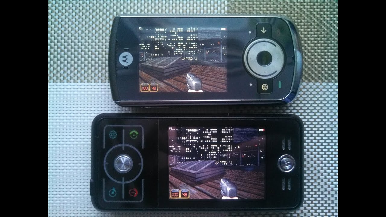 Duke Nukem 3D on Motorola VE66 and Motorola ROKR E6