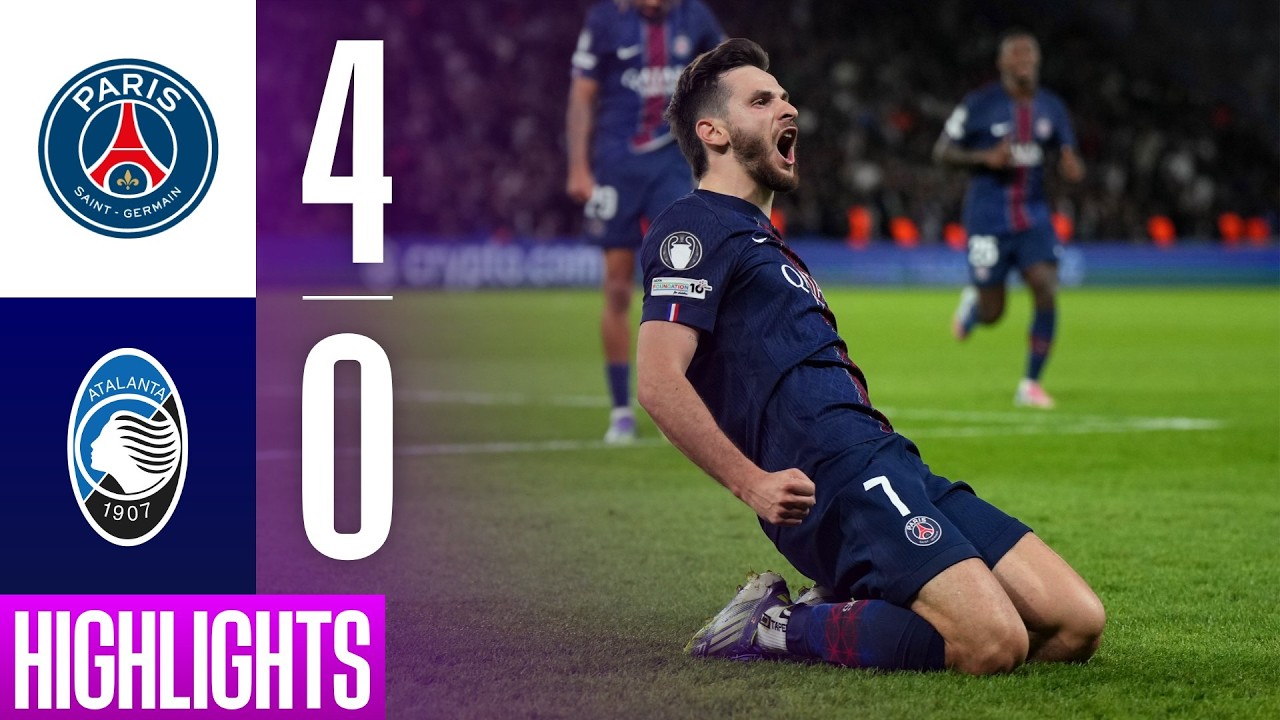 Une VICTOIRE 4-0 pour d&eacute;buter la CHAMPIONS LEAGUE ! R&eacute;sum&eacute; ⚽️🔥
