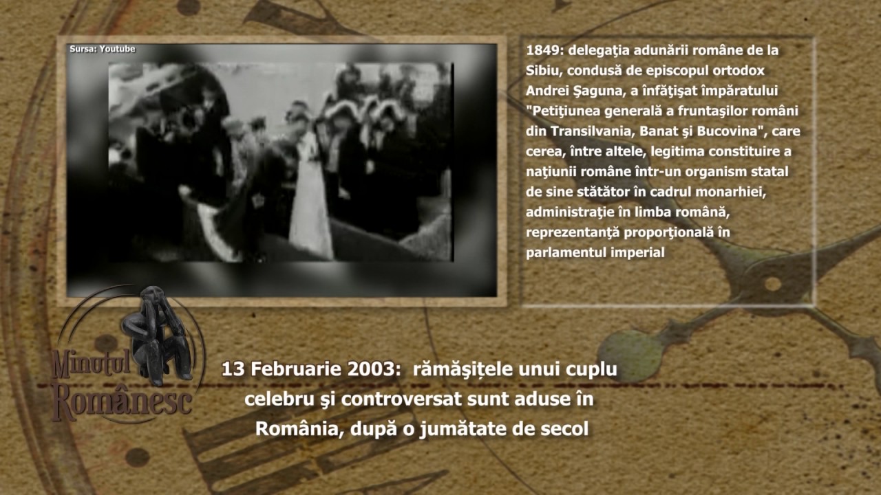 #MINUTUL ROM&Acirc;NESC // 13 februarie