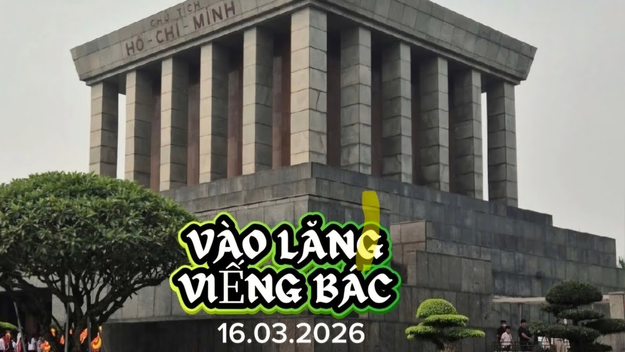 Kỷ niệm Ngày12.03.2026.Đủ duyên lành Phật tử chúng con  được theo chân Quý Thầy vào lăng viếng Bác .