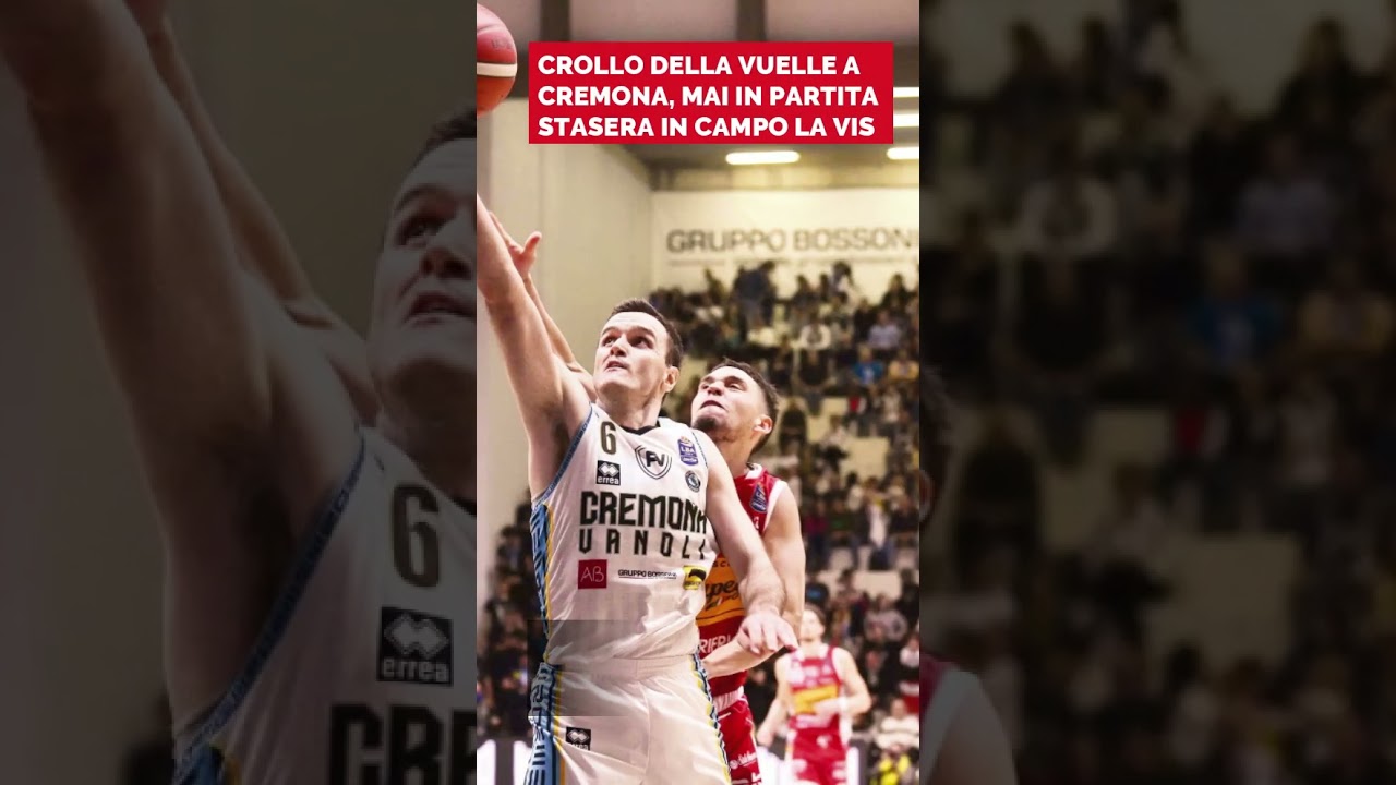 CROLLO DELLA VUELLE A CREMONA, STASERA IN CAMPO LA VIS, PAREGGIO ITALSERVICE, MEGABOX SCONFITTA