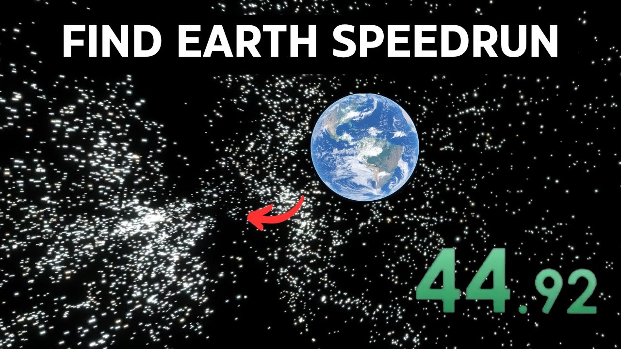 Finding Earth Speedrun Pt. 2 - 13B light years away - Space Engine