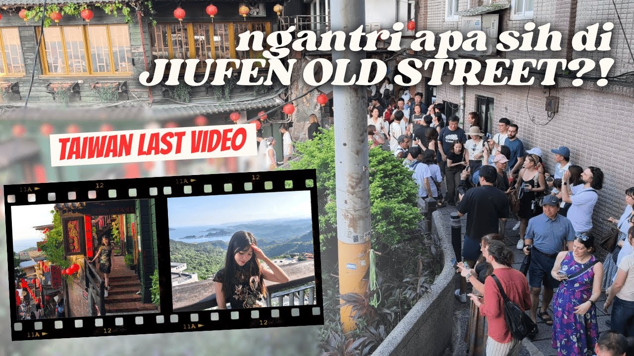 Eksplor Jiufen Old Street, Pasar Tradisional Terkenal | Taiwan Day 2 Part 2