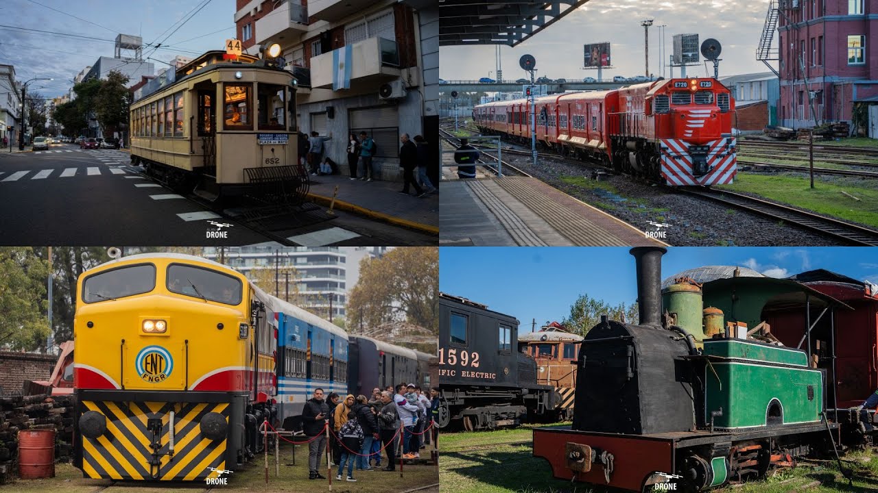 Trenes, Tranvías y Museos en Buenos Aires! By Alan Drone Uy