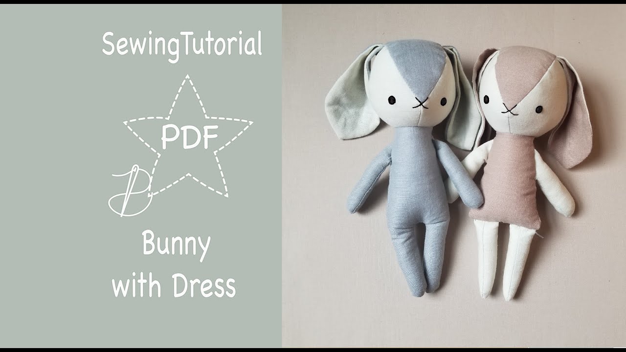 Sewing Tutorial,  New version of Bunny Dolls by OcoDesignArt