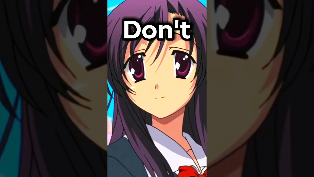 DON'T WATCH THIS ANIME...