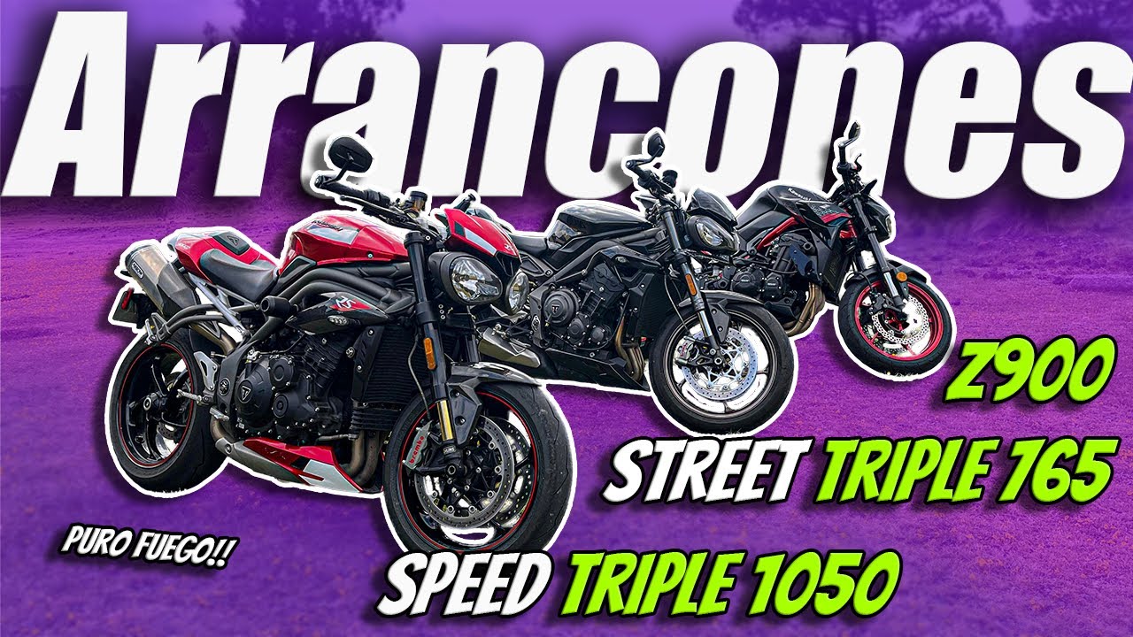 Z900 vs Street triple o Speed Triple? Las corrimos a tope ¿Cual es más rápida?