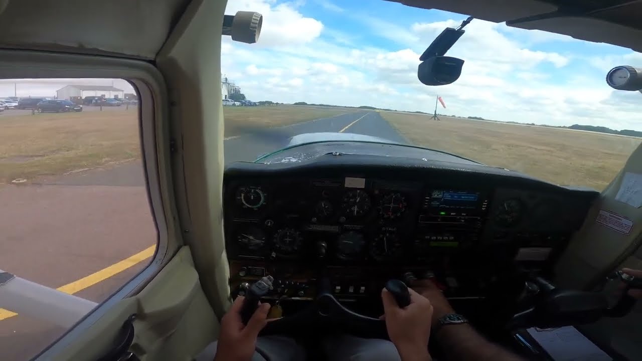 Cessna 152 G-TALC aborted Takeoff from Leicester Airport with Leicester aero club