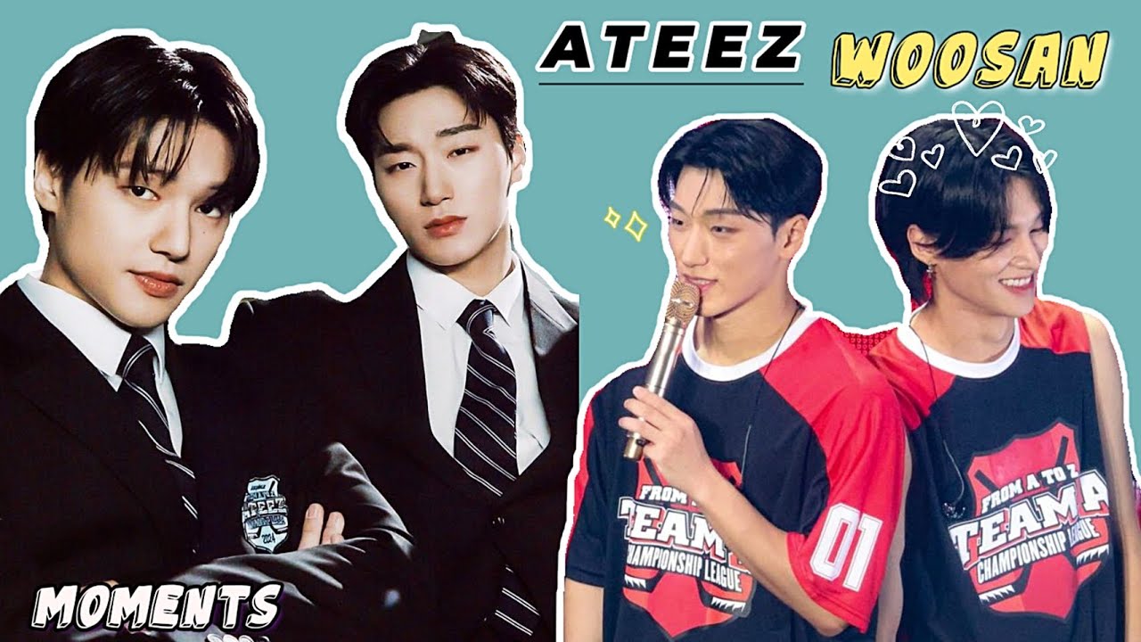 ATEEZ WOOYOUNG AND WOOSAN MOMENTS THE 🤍🦊