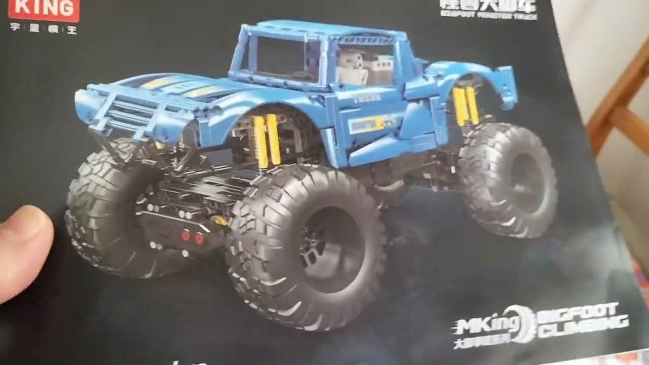 MouldKing 18039 - Monster Truck - Vorstellung und Bauabschnitt 1