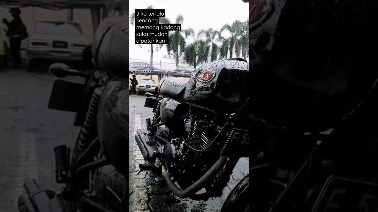 Jangan  terlalu serius nanti dipatahkan #w175 #kawasaki #w175se #motorcycle