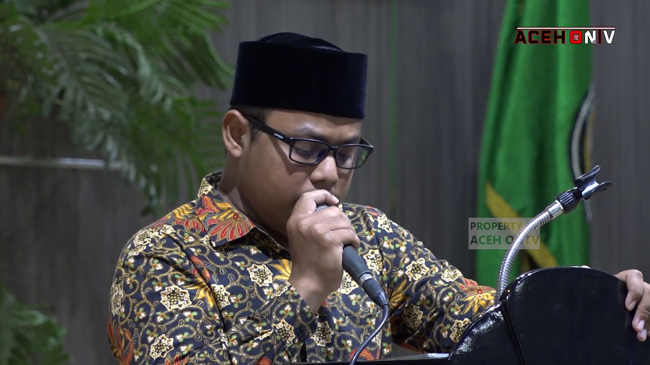 SHALAWAT NABI DI PELANTIKAN HUDA BANDA ACEH