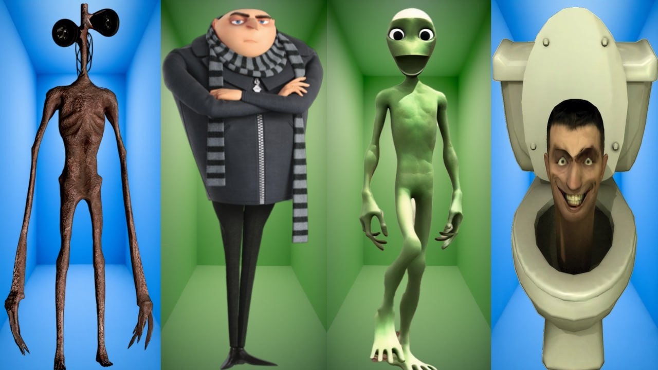 “Epic Tiles Hop 🔥 Coffin Dance |SIREN HEAD, GRU, ALIEN & SKIBIDI TOILET”🤼‍♀️🎁