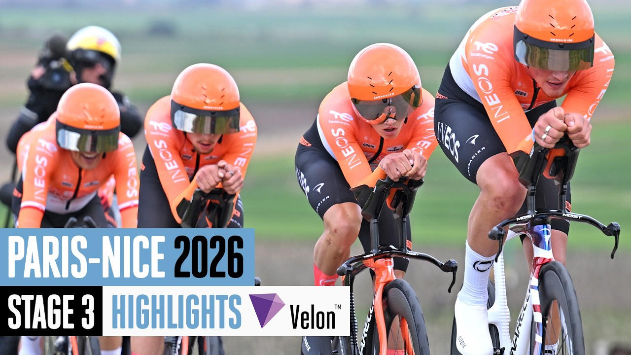 A really close TTT 😲 Paris-Nice Stage 3 Highlights