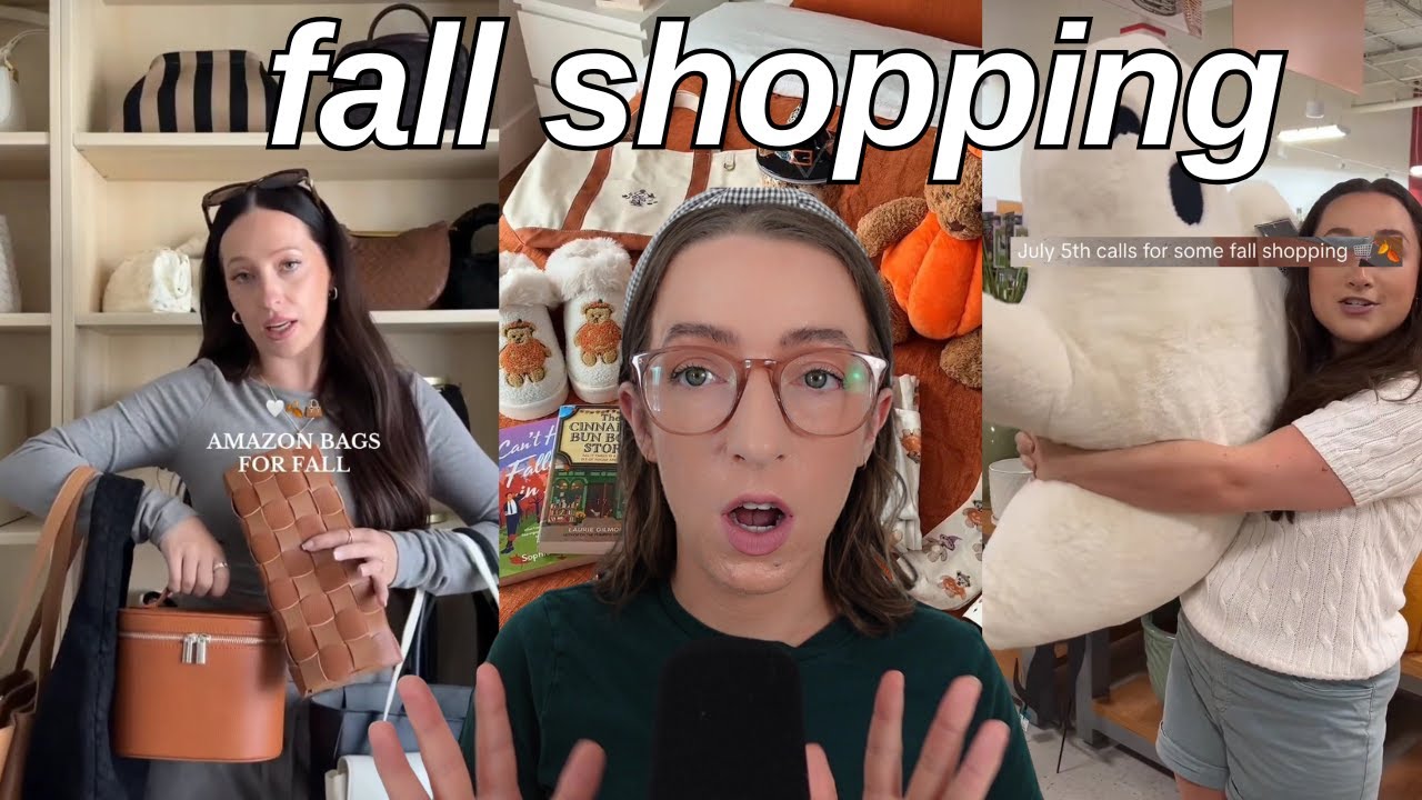 tiktok is losing its mind over fall shopping
