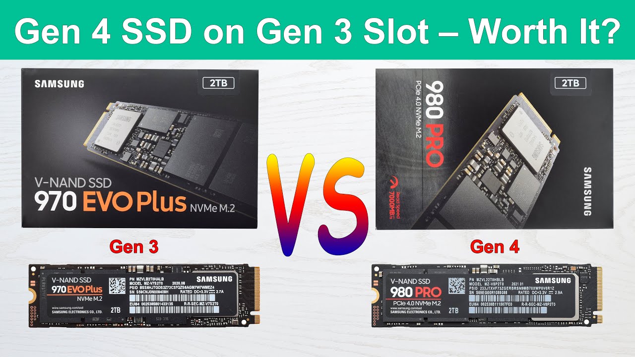 Samsung 970 EVO Plus vs 980 PRO (PCIe Gen 3 Test) &ndash; Is Gen 4 Worth It on Gen 3?