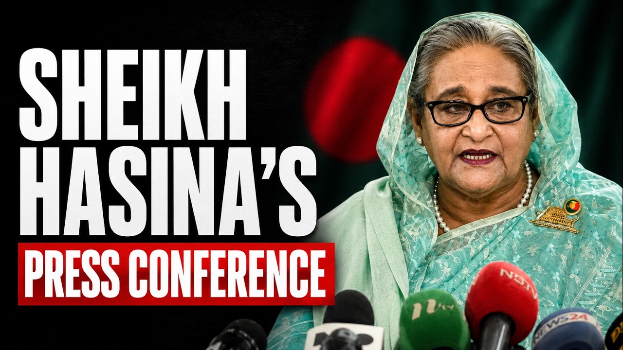 Sheikh Hasina LIVE | Sheikh Hasina Press Conference Live | Sheikh Hasina Bangladesh News