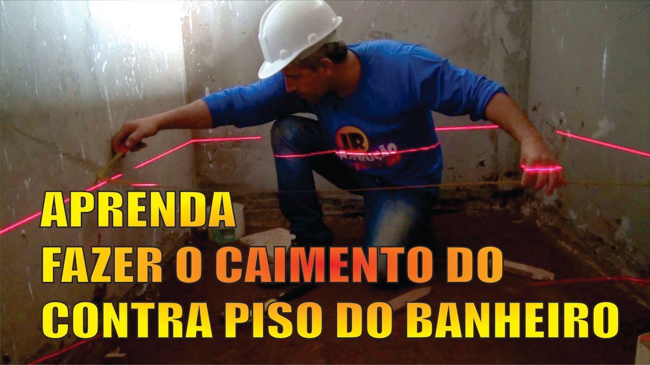 VAI CONCRETAR O BANHEIRO? ENTÃO VEJA ESSE VÍDEO.