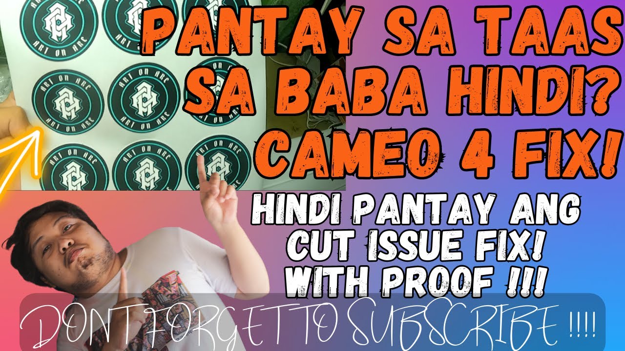 PANTAY ANG CUT SA TAAS PERO SA BABA HINDI CAMEO 4 ISSUE FIX!