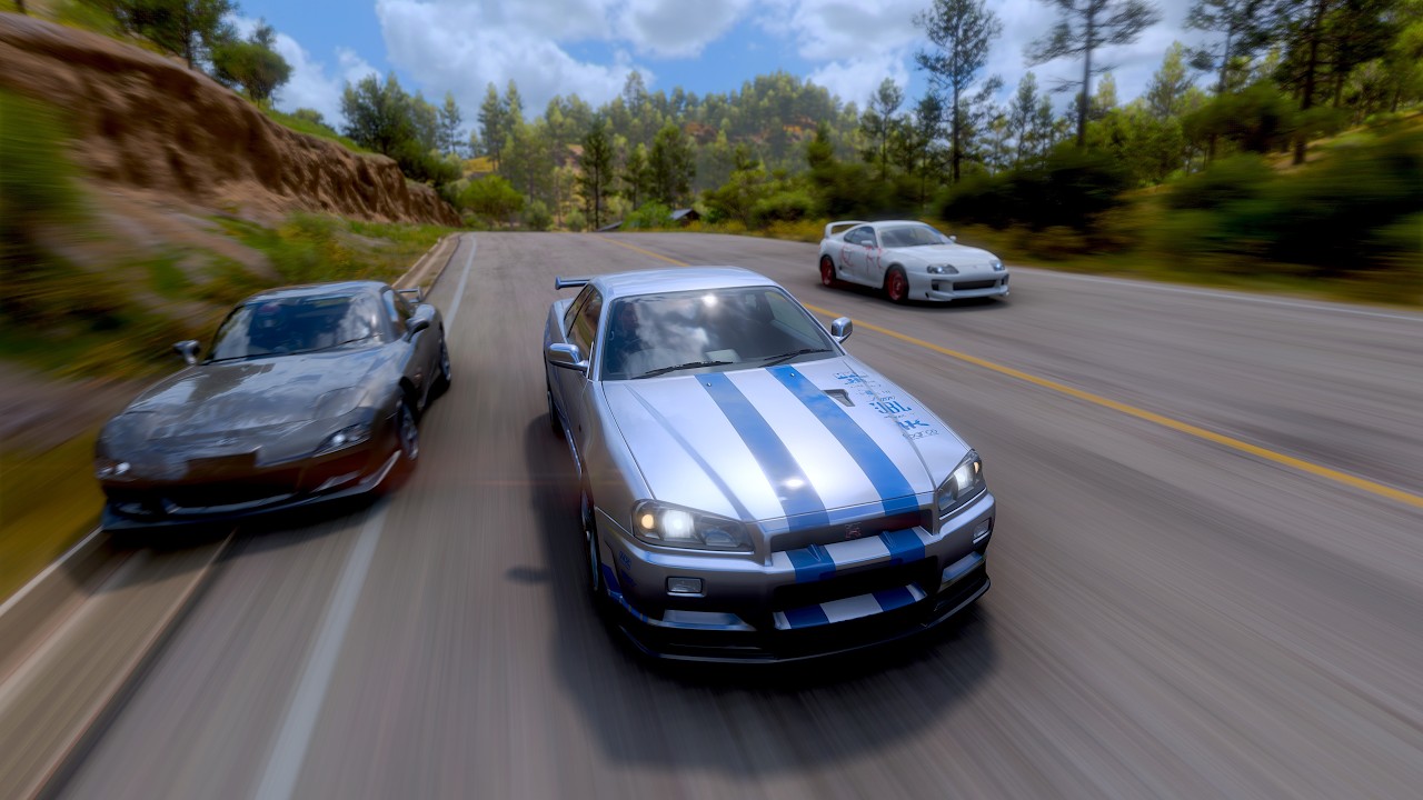 JDM Convoy 🔥 R34, Supra & RX-7 Cruise | Forza Horizon 5