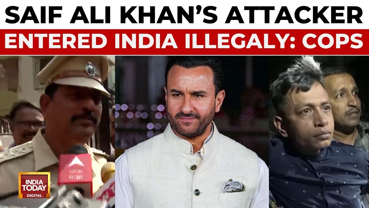 Mumbai Police Arrest Saif Ali Khan's Attacker, Accused To Be Produced In Court | India Today