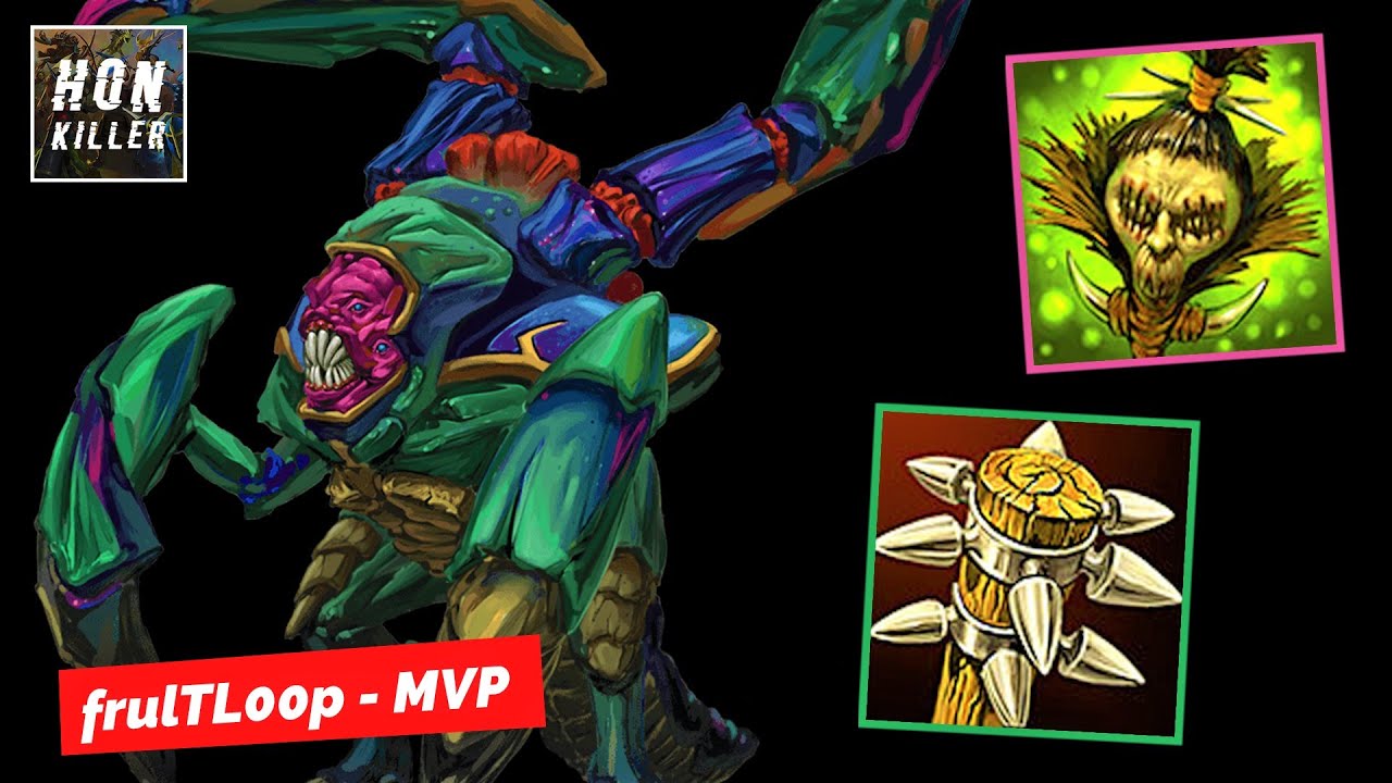 HoN Tremble SHRUNKEN HEAD with SAVAGE MACE - MVP