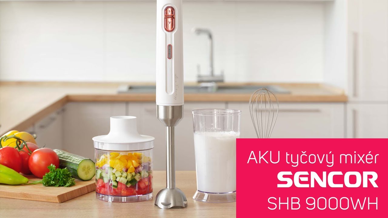 Unboxing Aku tyčového mixéru Sencor SHB 9000WH
