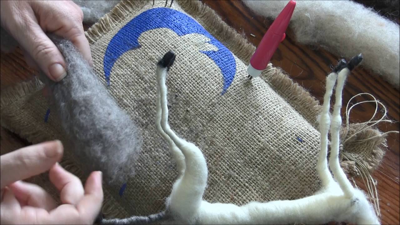 How to Needle Felt a Donkey: Part 2 Building Up the Body
