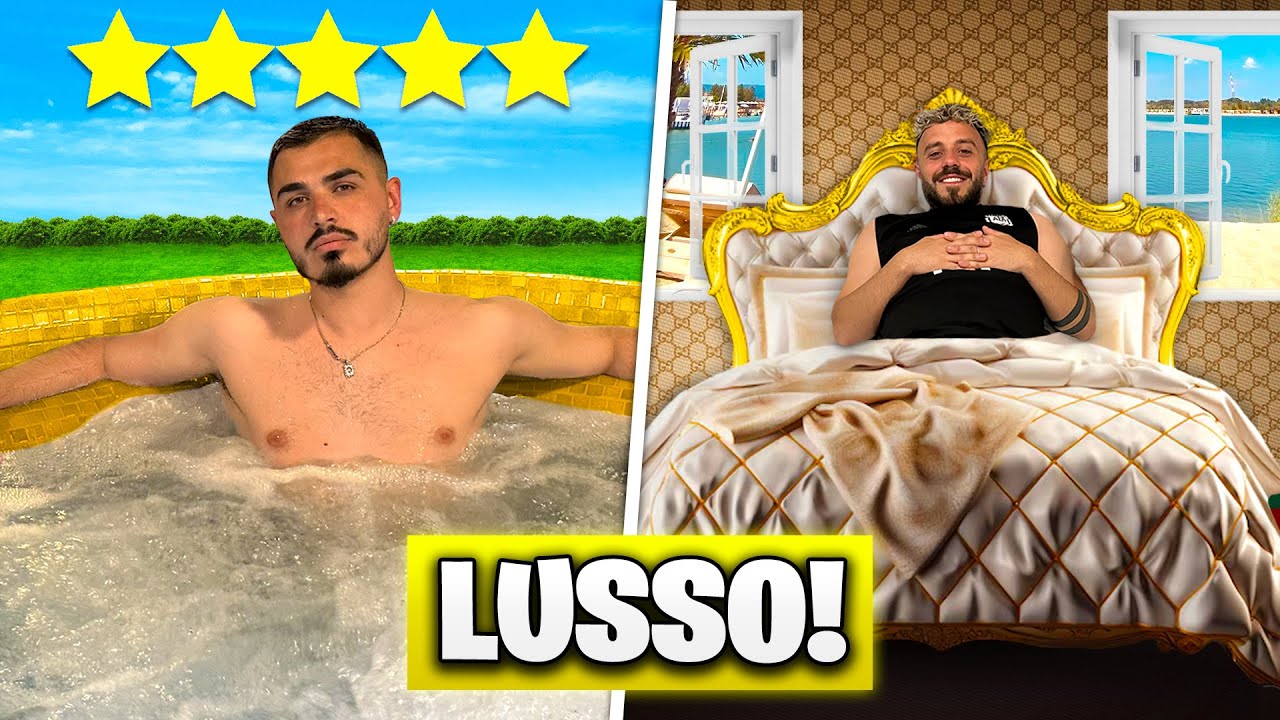 🏨💎 DORMO nell'HOTEL PIÚ LUSSUOSO d'EUROPA con FIUS GAMER e HO SPESO ______ €! 💰